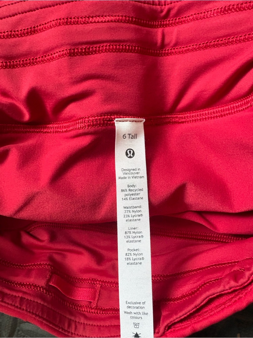 Lululemon Pace Rival Skirt*Like new - Picture 3 of 3